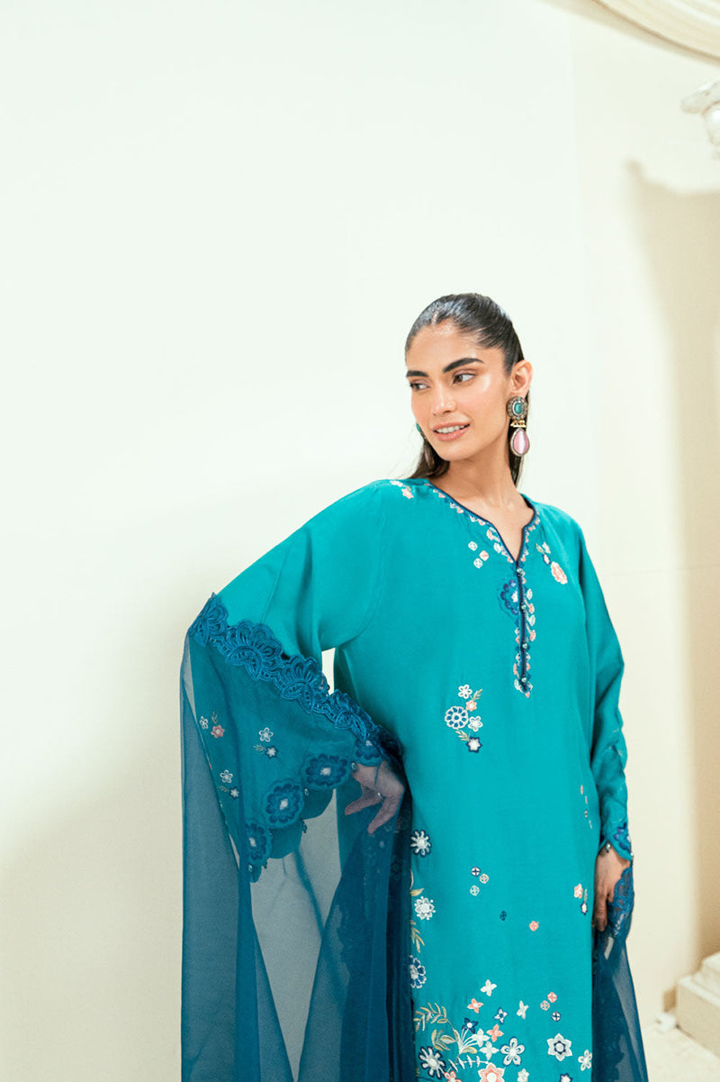 Dhanak | Signature Pret | SS25DA-2699 C-GREEN by Dhanak - Designer Dress - Type: Ladies Clothes - Available at Libayah - 100% Original