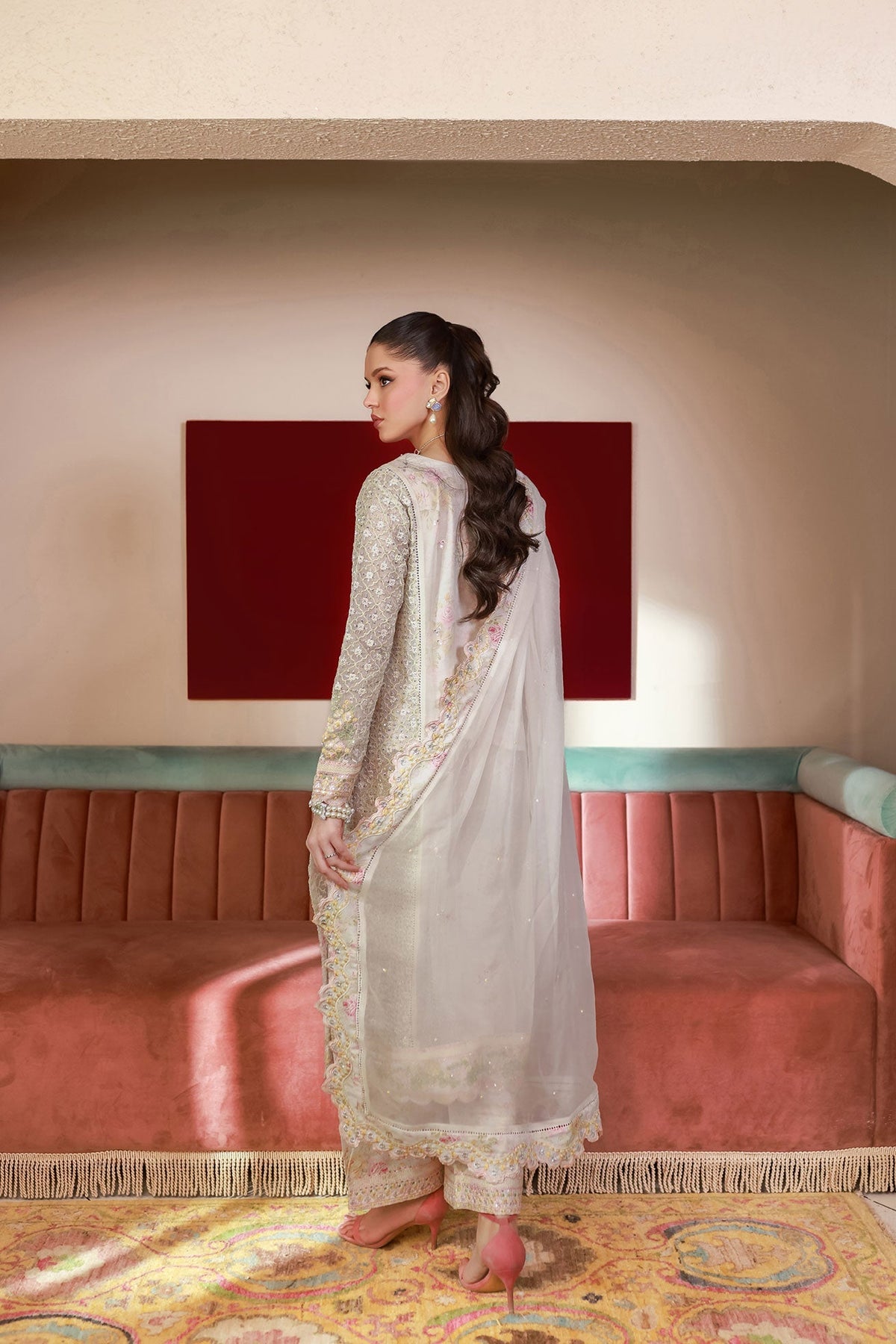Dhanak | Chiffon Pret | SS25DA-2711 by Dhanak - Designer Dress - Type: Ladies Clothes - Available at Libayah - 100% Original
