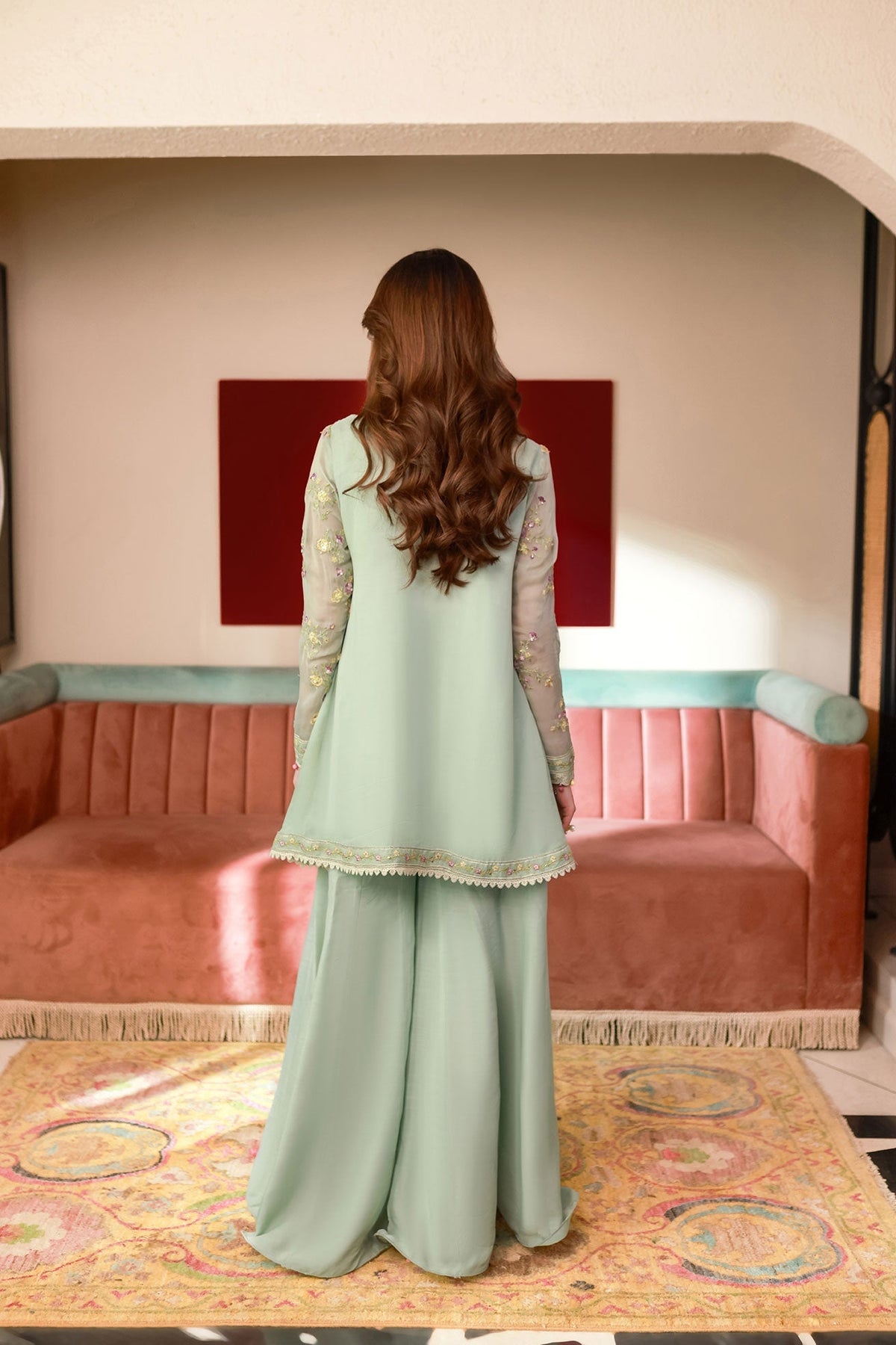 Dhanak | Chiffon Pret | SS25DA-2712 by Dhanak - Designer Dress - Type: Ladies Clothes - Available at Libayah - 100% Original