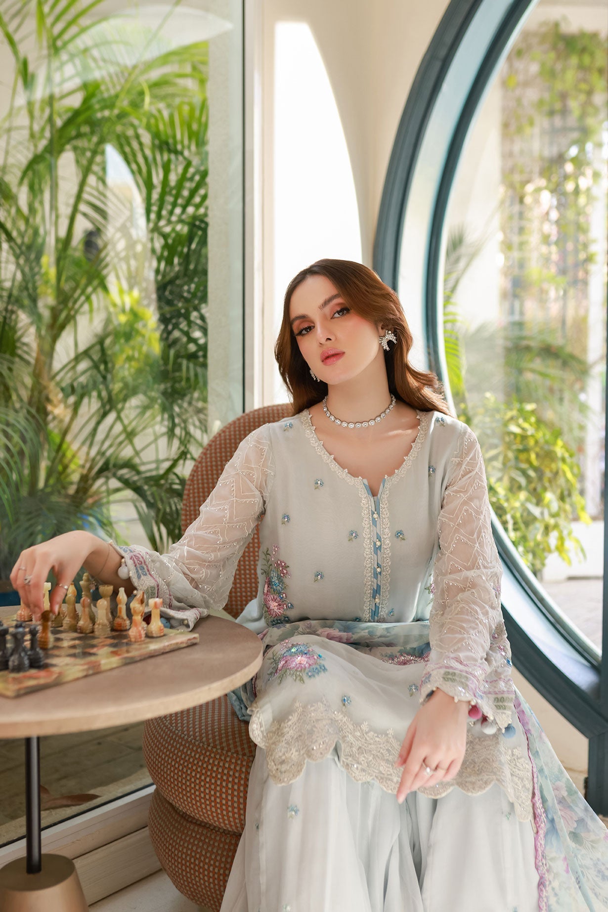 Dhanak | Chiffon Pret | SS25DA-2715 by Dhanak - Designer Dress - Type: Ladies Clothes - Available at Libayah - 100% Original