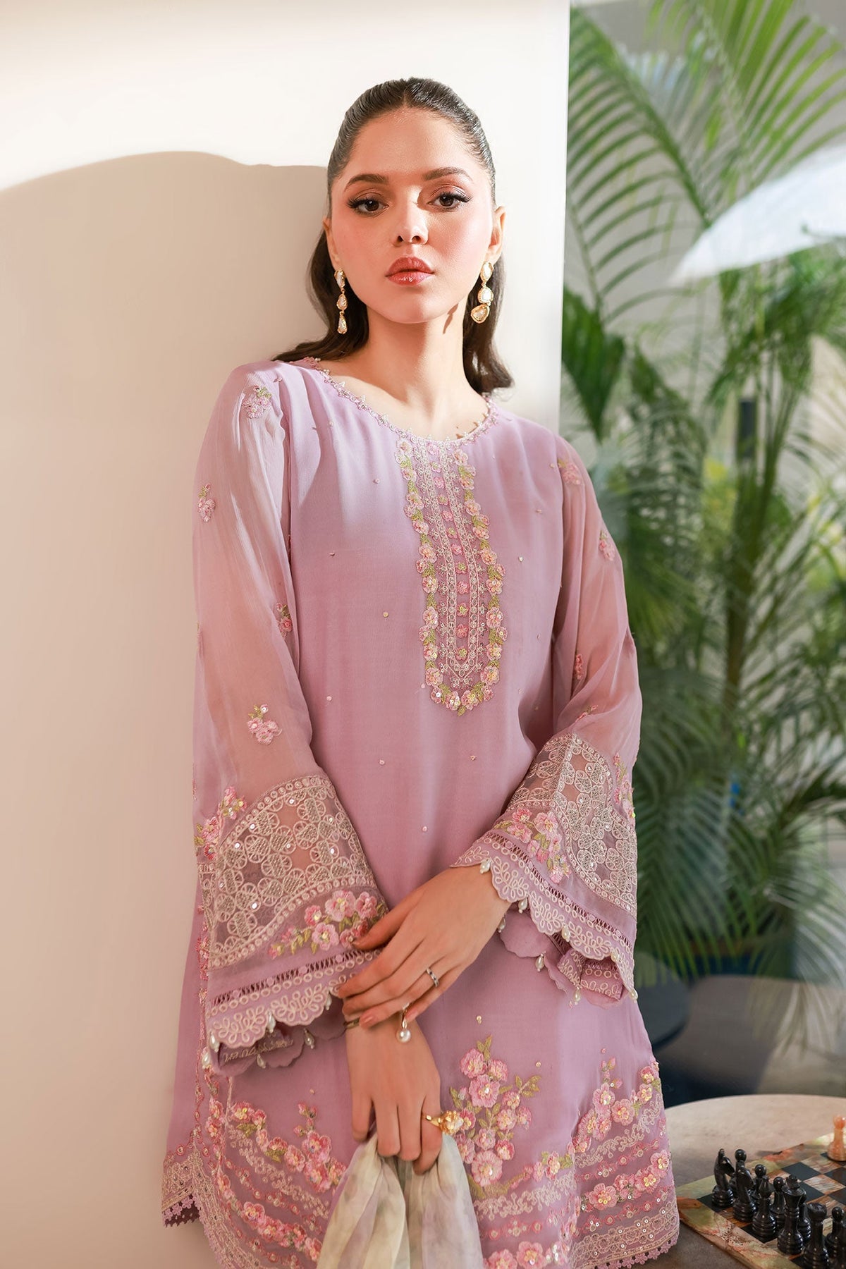 Dhanak | Chiffon Pret | SS25DA-2718 by Dhanak - Designer Dress - Type: Ladies Clothes - Available at Libayah - 100% Original