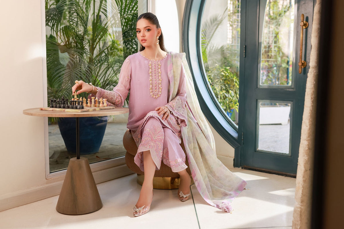 Dhanak | Chiffon Pret | SS25DA-2718 by Dhanak - Designer Dress - Type: Ladies Clothes - Available at Libayah - 100% Original