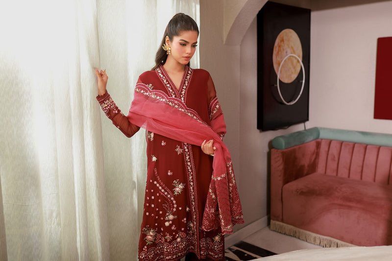 Dhanak | Chiffon Pret | SS25DA-2719 by Dhanak - Designer Dress - Type: Ladies Clothes - Available at Libayah - 100% Original