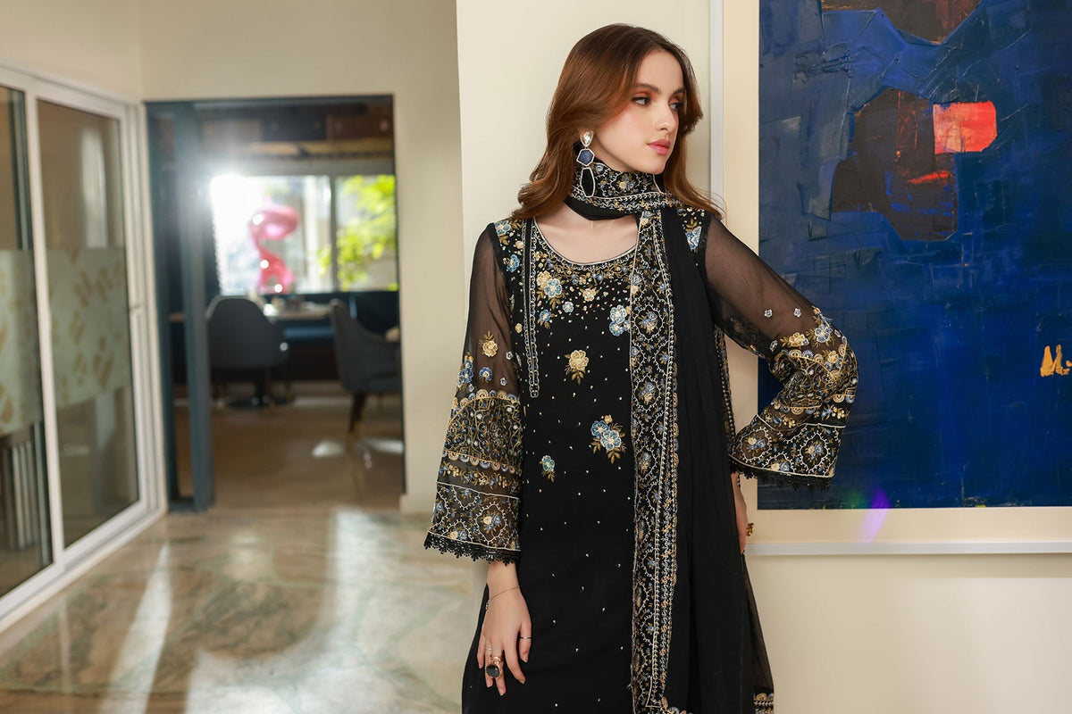 Dhanak | Chiffon Pret | SS25DA-2720 by Dhanak - Designer Dress - Type: Ladies Clothes - Available at Libayah - 100% Original