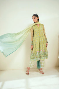 Dhanak | Signature Pret | SS25DA-2729 L-GREEN by Dhanak - Designer Dress - Type: Ladies Clothes - Available at Libayah - 100% Original