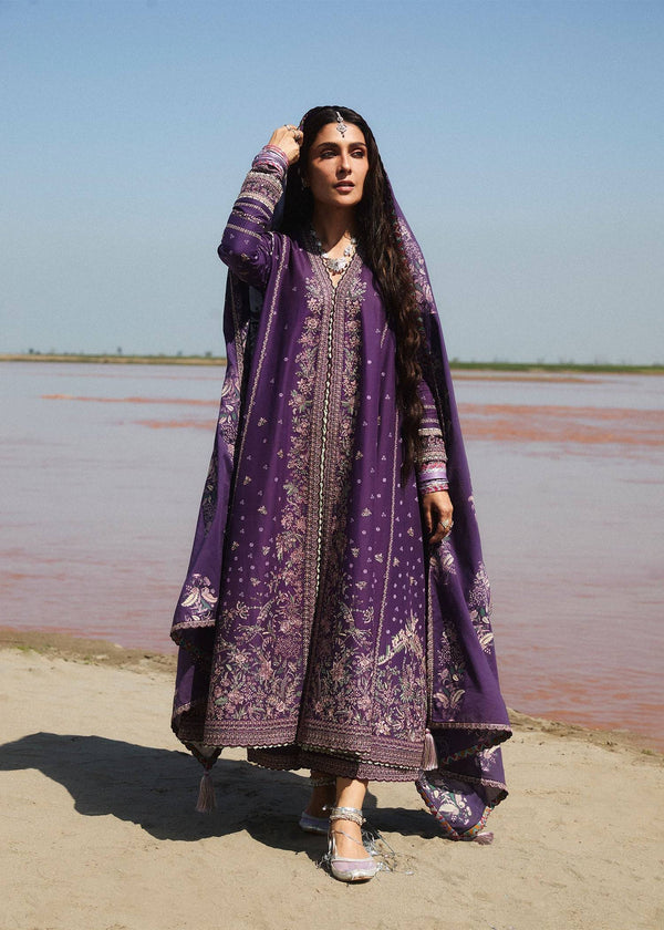 Hussain Rehar | Surkh Eid Pret'25 | Gulistaan by Hussain Rehar - Designer Dress  - Type : Ladies Clothes - Available at Libayah - 100% Original 