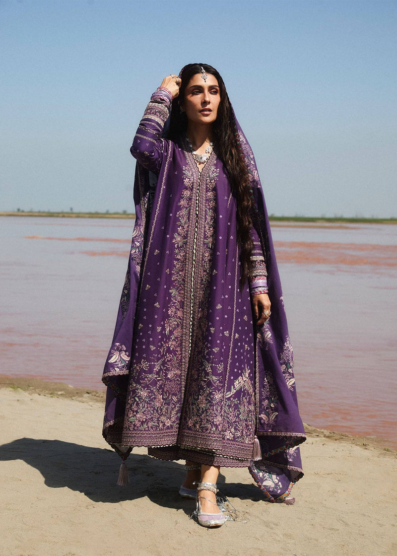 Hussain Rehar | Surkh Eid Pret'25 | Gulistaan by Hussain Rehar - Designer Dress  - Type : Ladies Clothes - Available at Libayah - 100% Original 