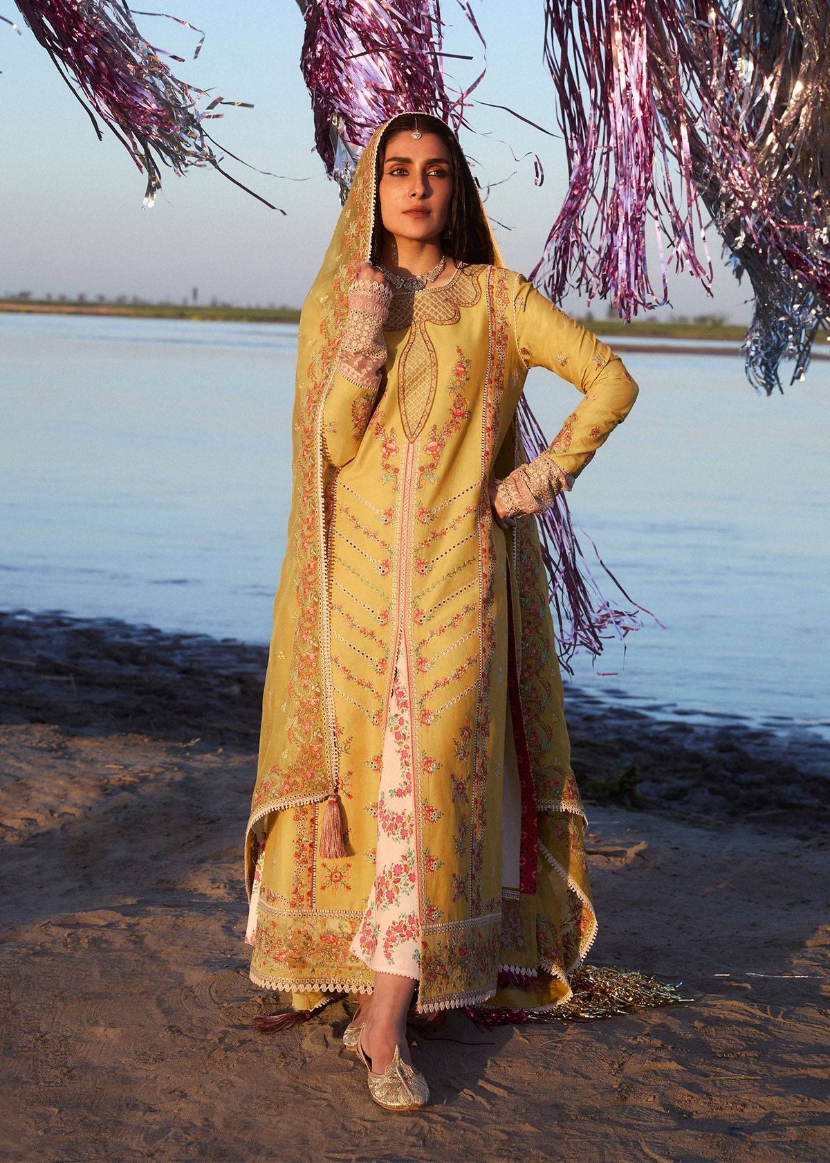 Hussain Rehar | Surkh Eid Pret'25 | Soana by Hussain Rehar - Designer Dress  - Type : Ladies Clothes - Available at Libayah - 100% Original 