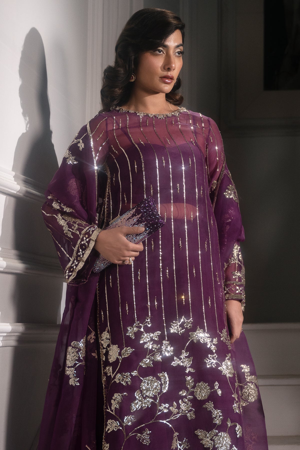 Mina Kashif | Emilie Formals | Marie by Mina Kashif - Designer Dress - Type : Formal Dress - Available at Libayah - 100% Original