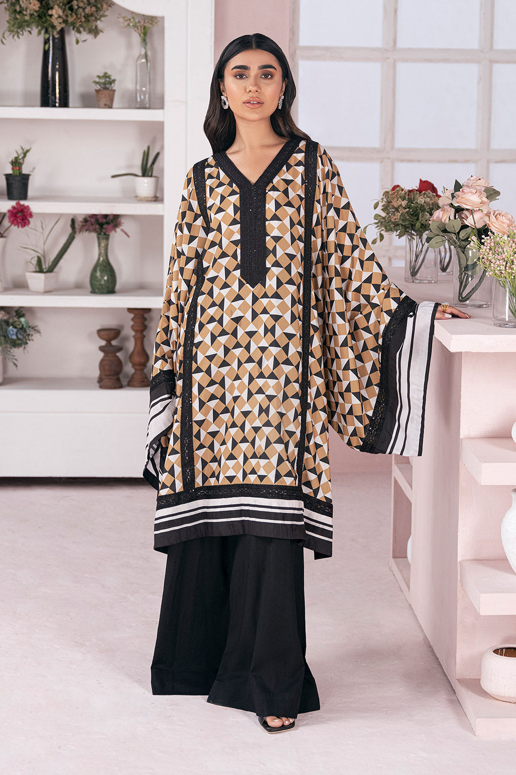 Afrozeh | Basic Pret 26 RTW | NACRE by Afrozeh - Designer Dress  - Type : Ladies Clothes - Available at Libayah - 100% Original 
