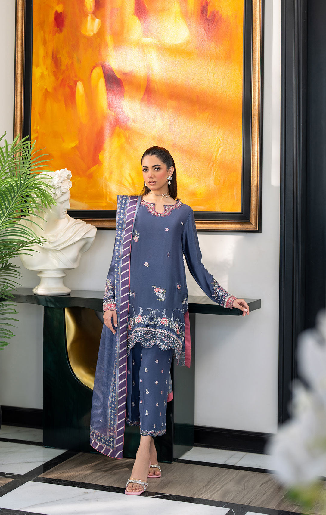 Dhanak | SS 25 Luxury Pret | SS25DL-0312 by Dhanak - Designer Dress - Type: Ladies Clothes - Available at Libayah - 100% Original