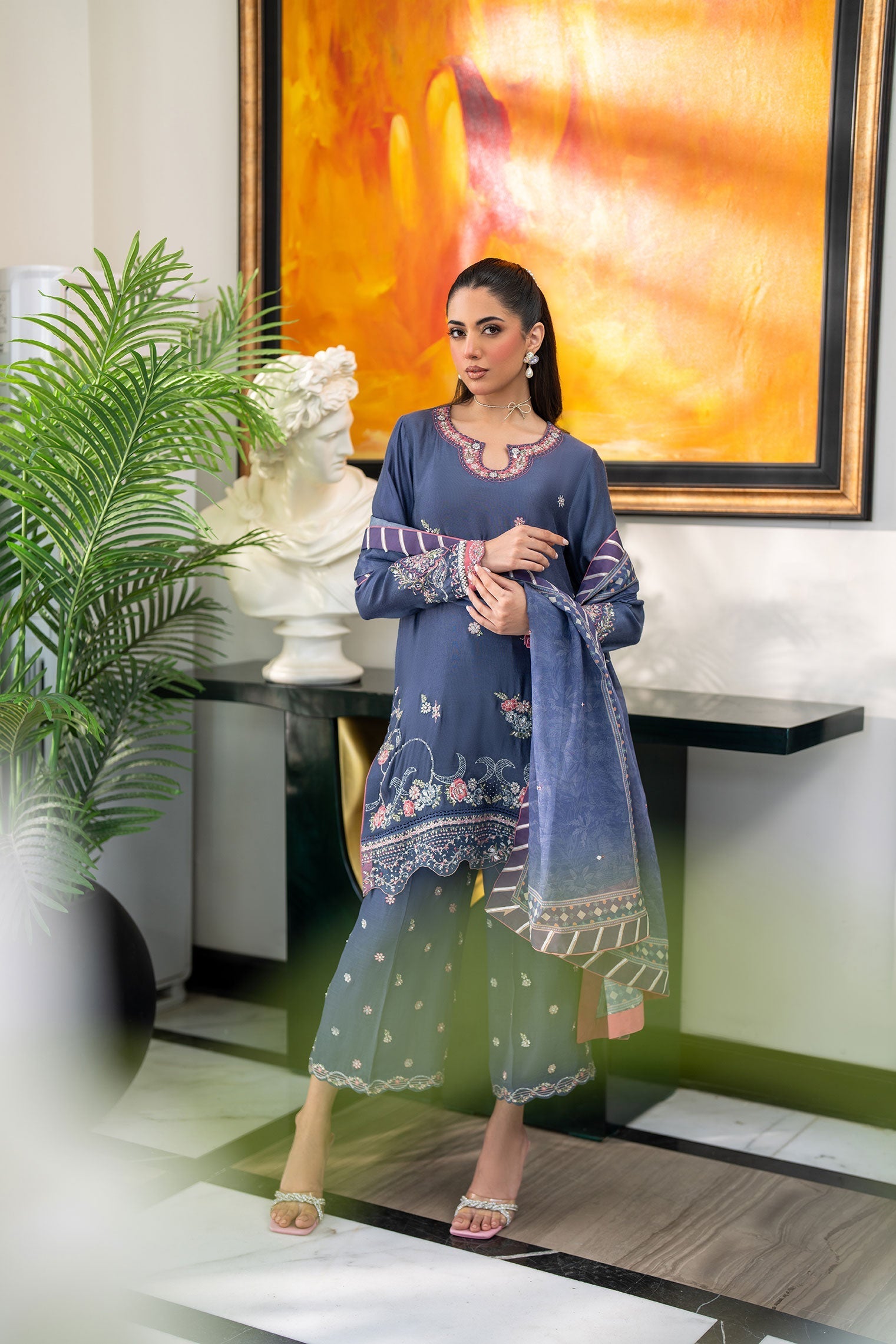 Dhanak | SS 25 Luxury Pret | SS25DL-0312 by Dhanak - Designer Dress - Type: Ladies Clothes - Available at Libayah - 100% Original