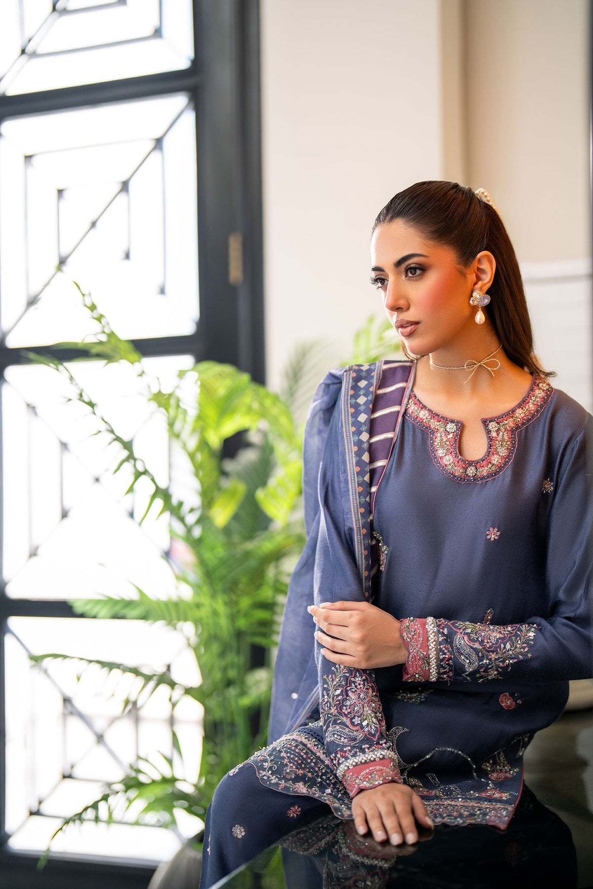 Dhanak | SS 25 Luxury Pret | SS25DL-0312 by Dhanak - Designer Dress - Type: Ladies Clothes - Available at Libayah - 100% Original