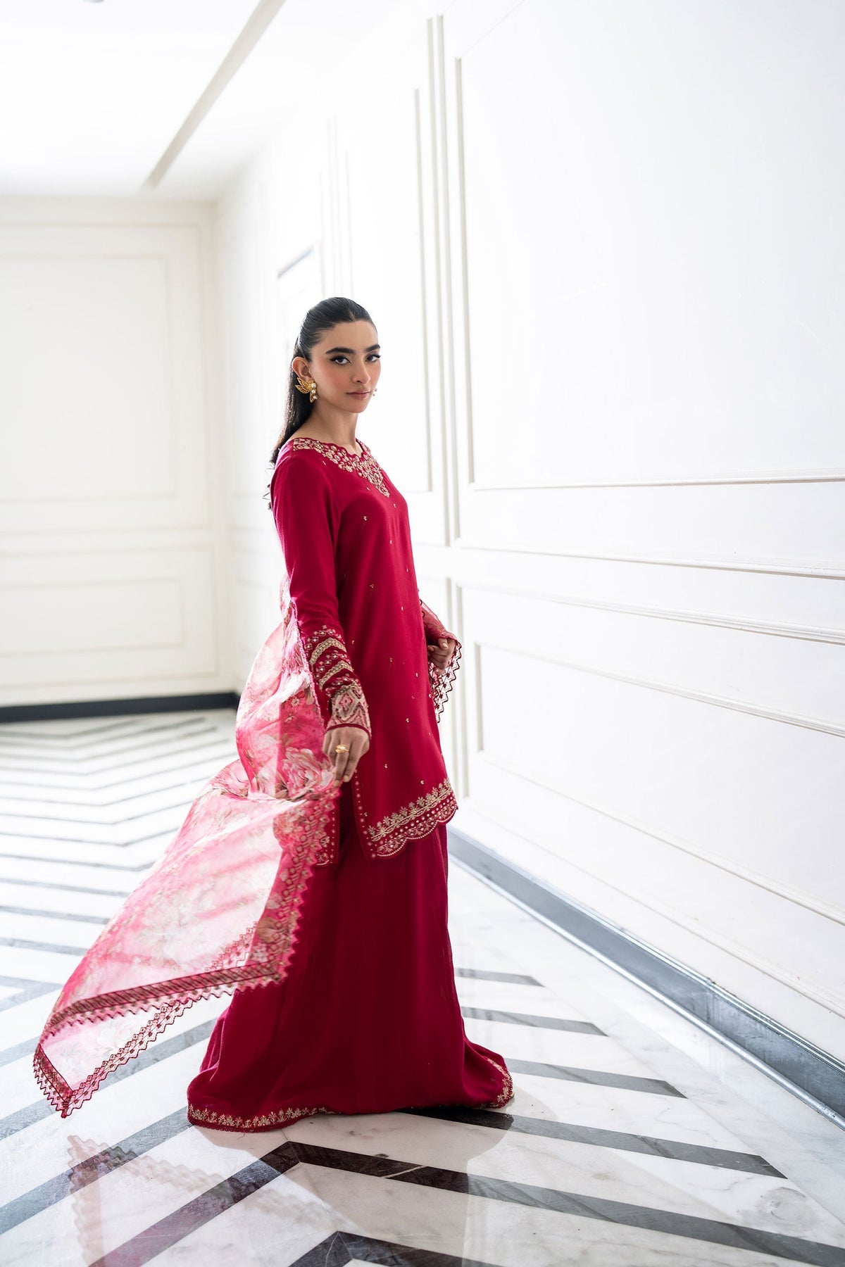 Dhanak | SS 25 Luxury Pret | SS25DL-0319 by Dhanak - Designer Dress - Type: Ladies Clothes - Available at Libayah - 100% Original