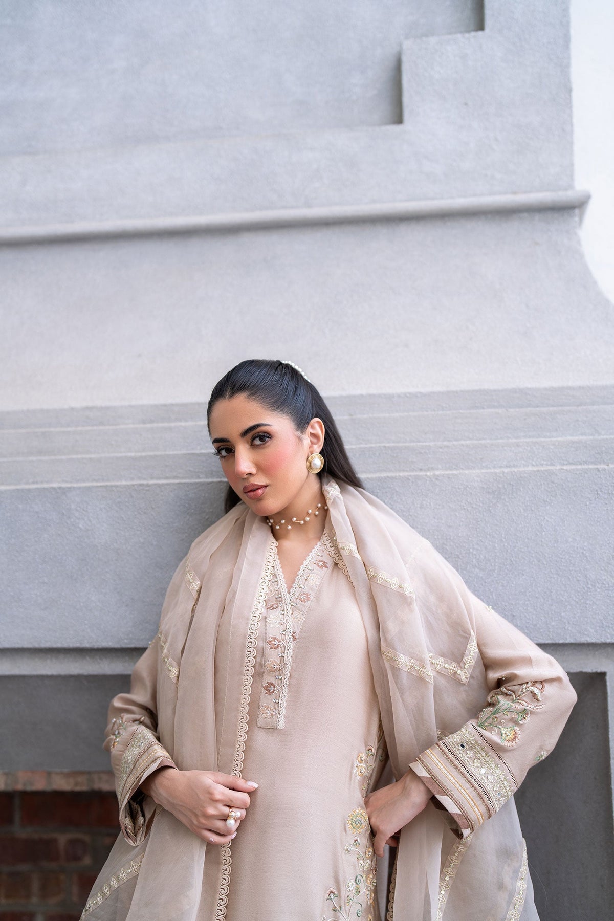 Dhanak | SS 25 Luxury Pret | SS25DL-0322 by Dhanak - Designer Dress - Type: Ladies Clothes - Available at Libayah - 100% Original