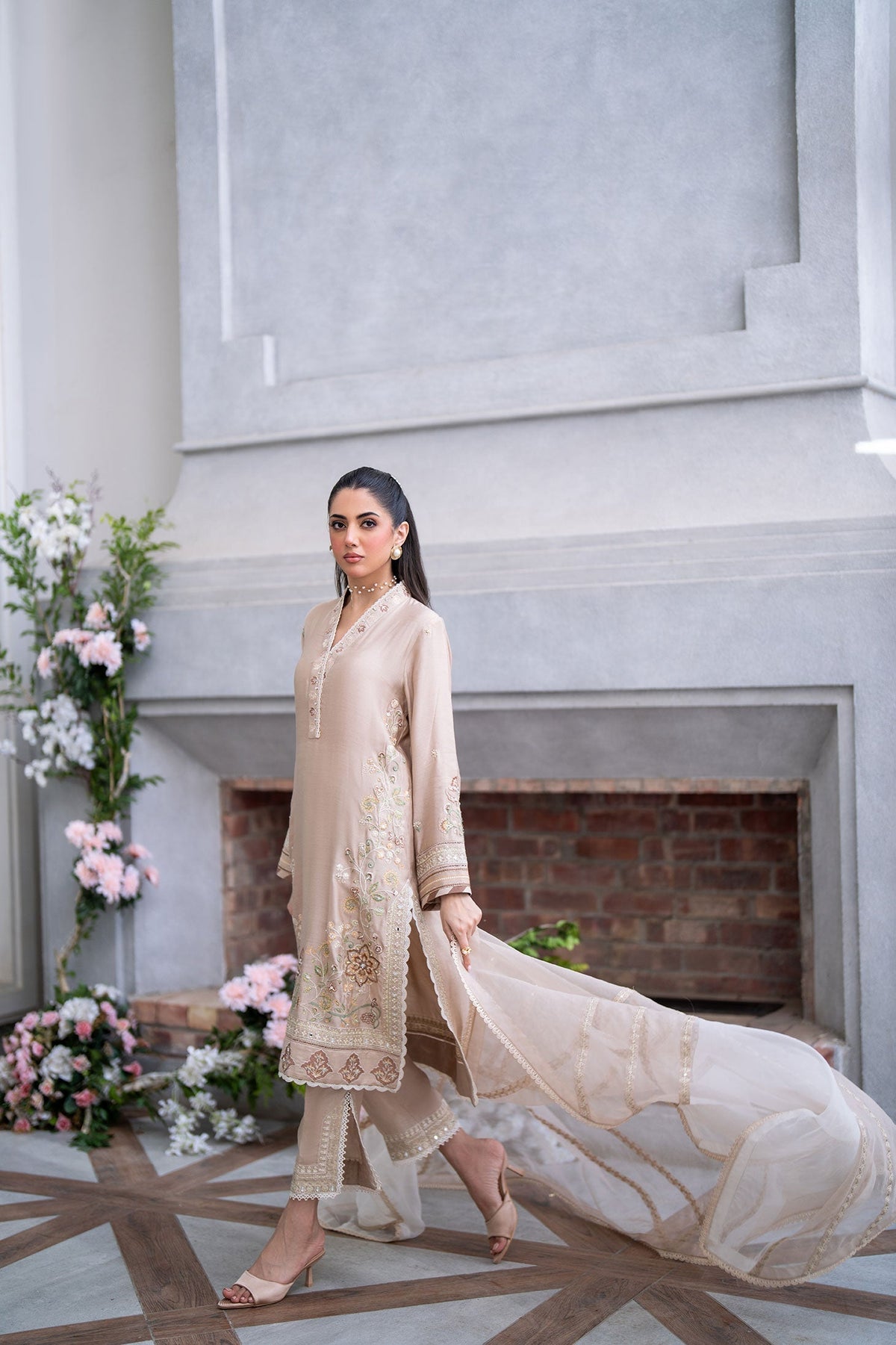 Dhanak | SS 25 Luxury Pret | SS25DL-0322 by Dhanak - Designer Dress - Type: Ladies Clothes - Available at Libayah - 100% Original