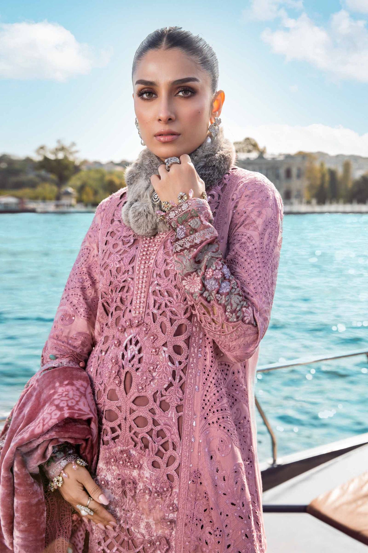 Maria B | Eid Festive | DL-1106 by Maria B - Designer Dress  - Type : Ladies Clothes - Available at Libayah - 100% Original 