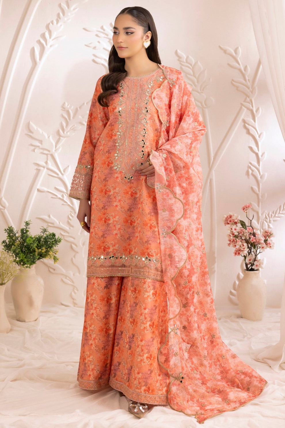 Mohagni | Phulkari Edit | DLS-02 by Mohagni - Designer Dress - Type: Ladies Clothes - Available at Libayah - 100% Original