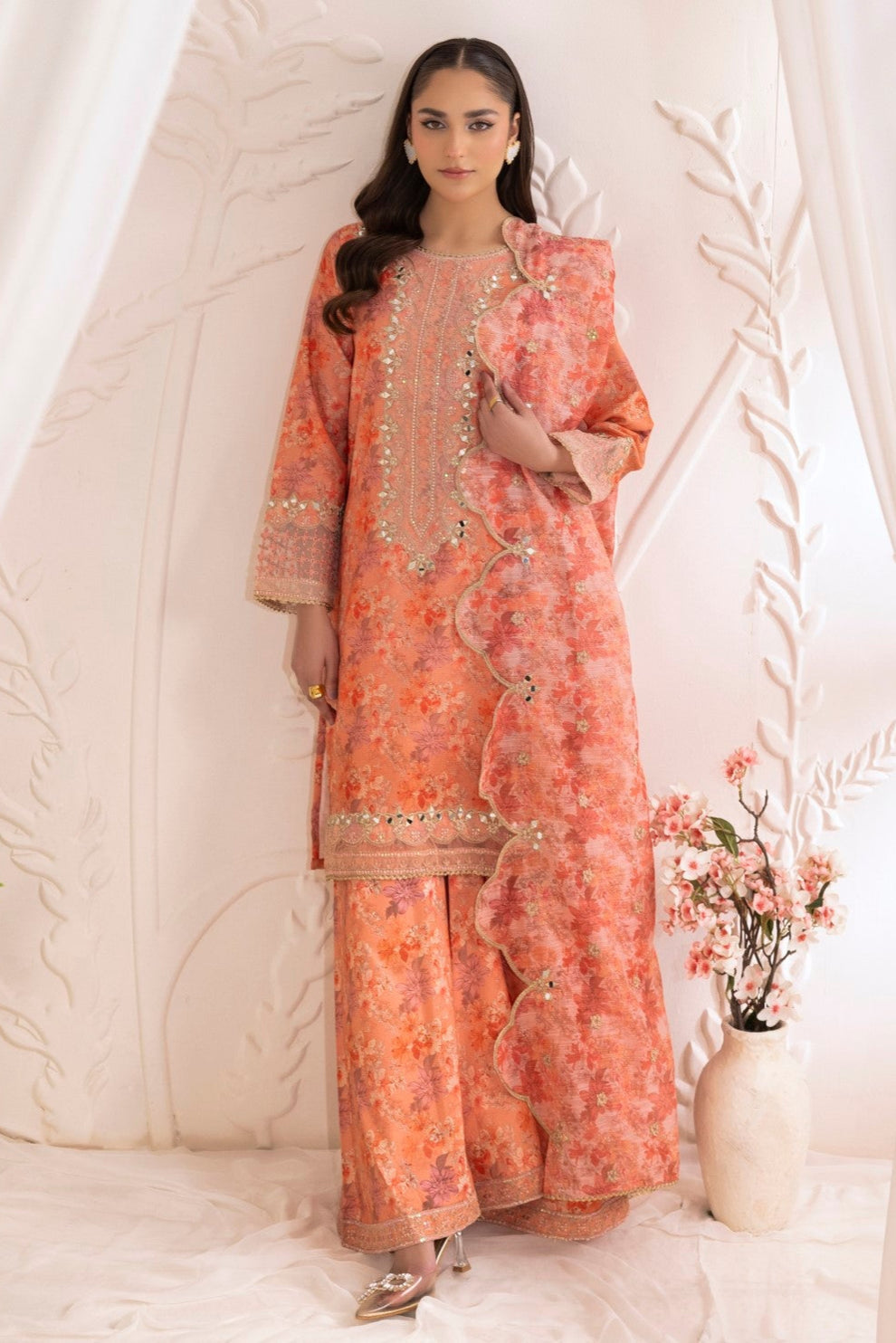 Mohagni | Phulkari Edit | DLS-02 by Mohagni - Designer Dress - Type: Ladies Clothes - Available at Libayah - 100% Original