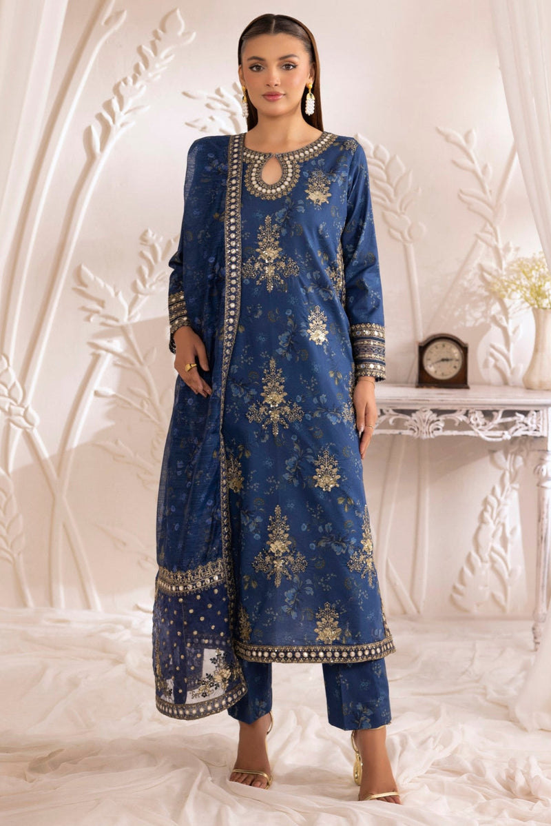 Mohagni | Phulkari Edit | DLS-04 by Mohagni - Designer Dress - Type: Ladies Clothes - Available at Libayah - 100% Original