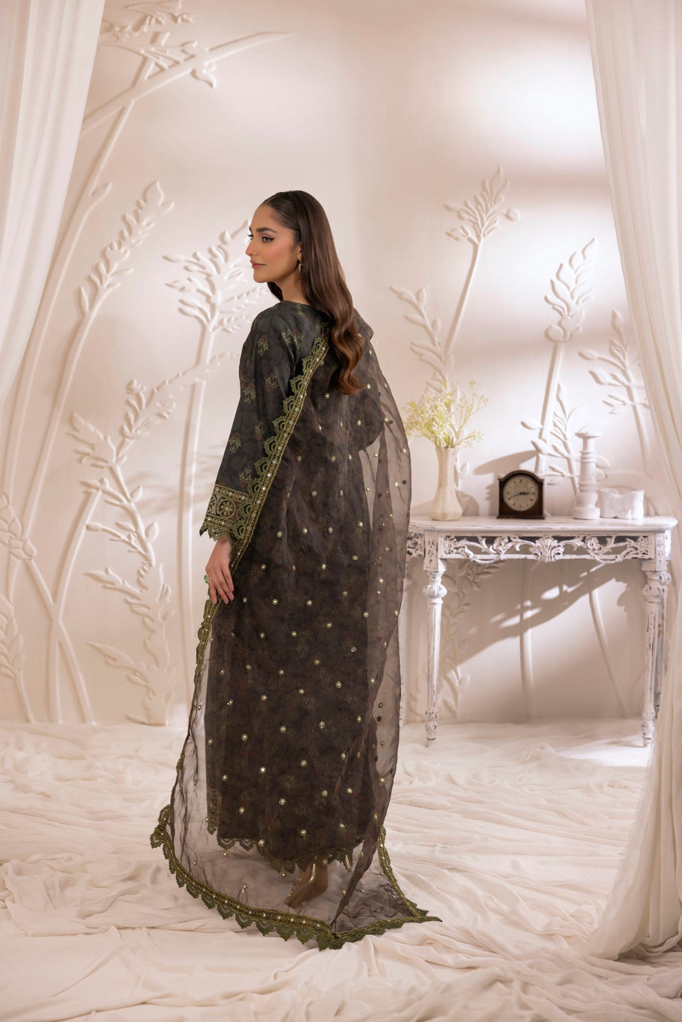 Mohagni | Phulkari Edit | DLS-05 by Mohagni - Designer Dress - Type: Ladies Clothes - Available at Libayah - 100% Original