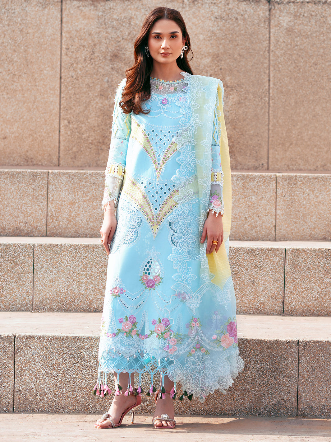 Parishay | Dil e Raqsam Festive Eid Lawn | DR-01 by Parishay - Designer Dress - Type: Ladies Clothes - Available at Libayah - 100% Original