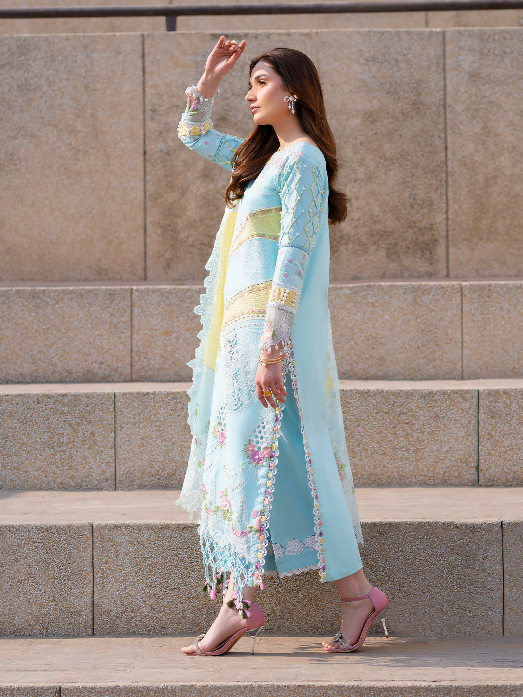Parishay | Dil e Raqsam Festive Eid Lawn | DR-01 by Parishay - Designer Dress - Type: Ladies Clothes - Available at Libayah - 100% Original