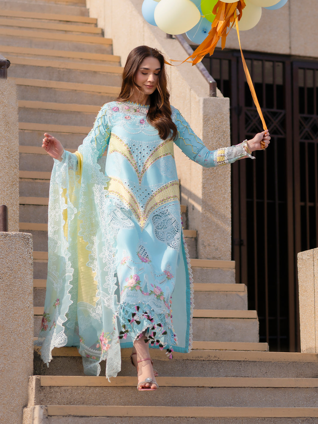 Parishay | Dil e Raqsam Festive Eid Lawn | DR-01 by Parishay - Designer Dress - Type: Ladies Clothes - Available at Libayah - 100% Original