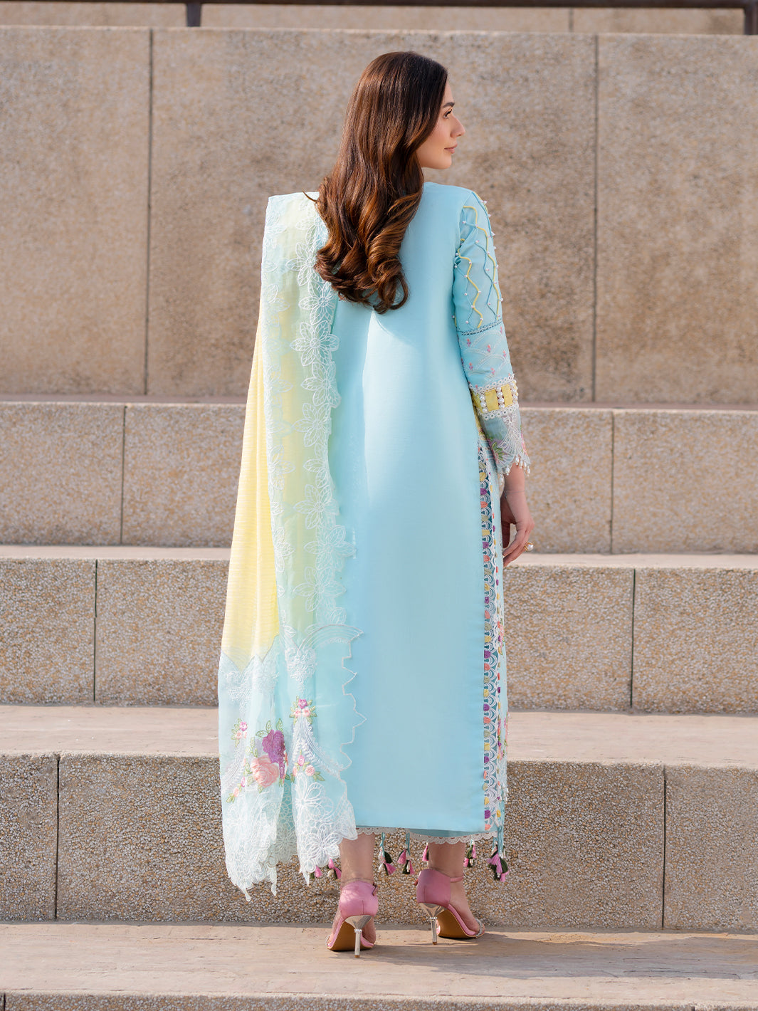 Parishay | Dil e Raqsam Festive Eid Lawn | DR-01 by Parishay - Designer Dress - Type: Ladies Clothes - Available at Libayah - 100% Original