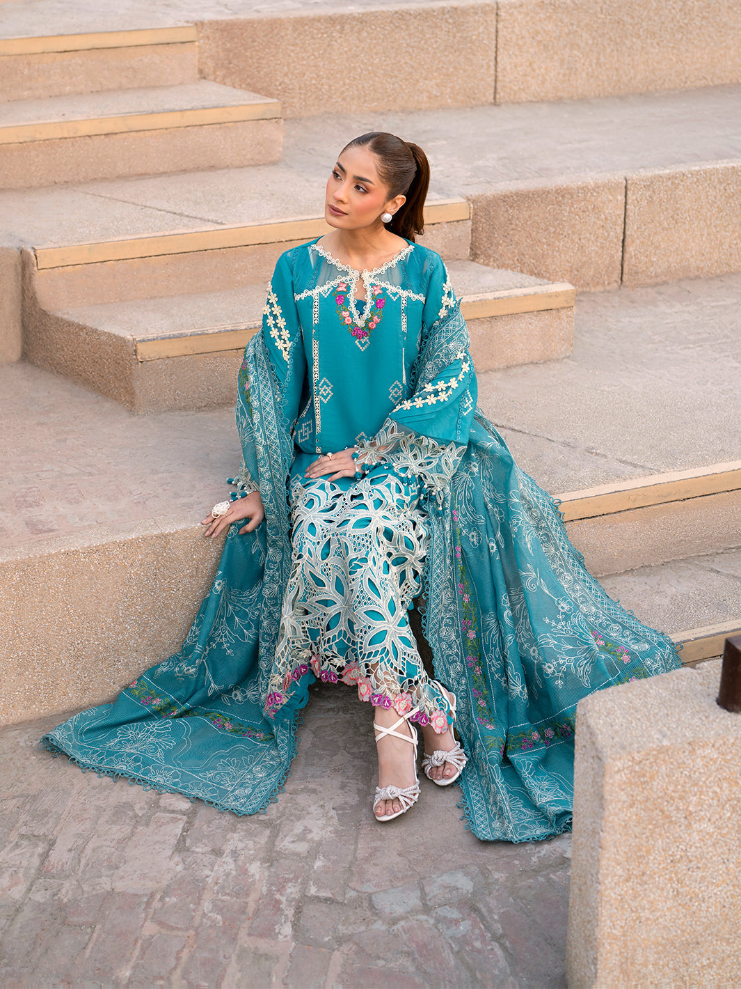 Parishay | Dil e Raqsam Festive Eid Lawn | DR-03 by Parishay - Designer Dress - Type: Ladies Clothes - Available at Libayah - 100% Original