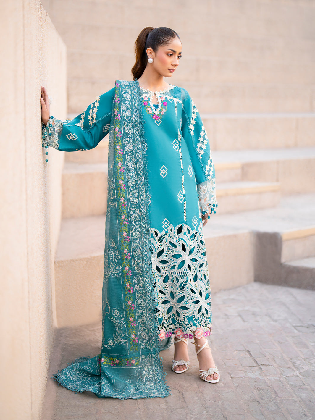 Parishay | Dil e Raqsam Festive Eid Lawn | DR-03 by Parishay - Designer Dress - Type: Ladies Clothes - Available at Libayah - 100% Original