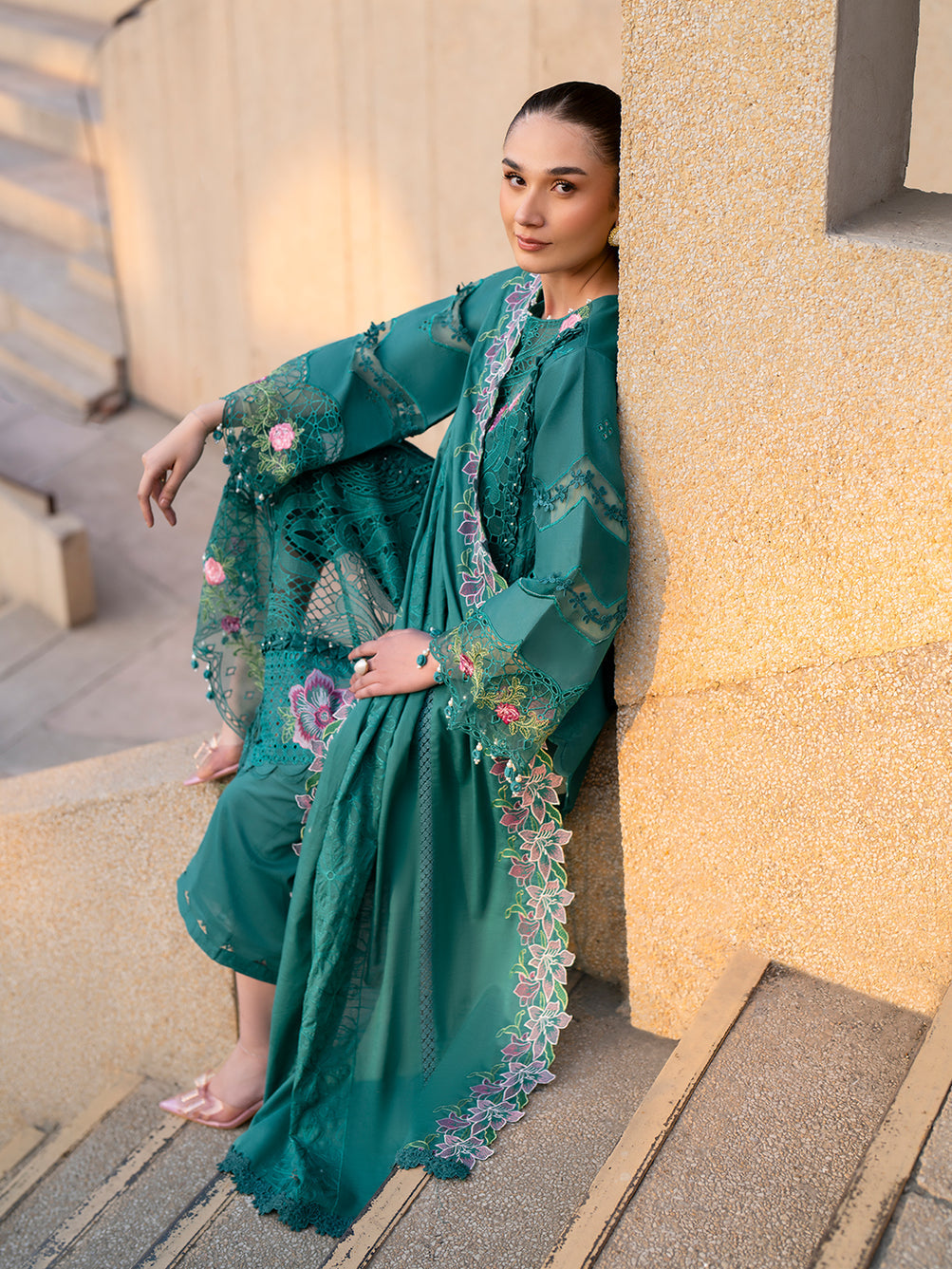 Parishay | Dil e Raqsam Festive Eid Lawn | DR-09 by Parishay - Designer Dress - Type: Ladies Clothes - Available at Libayah - 100% Original