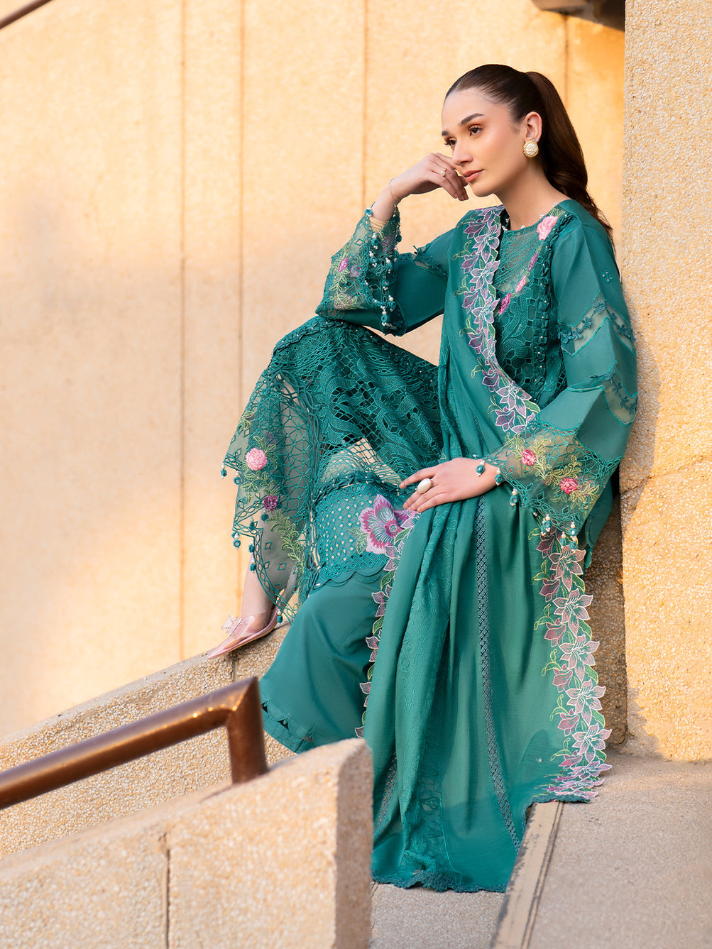 Parishay | Dil e Raqsam Festive Eid Lawn | DR-09 by Parishay - Designer Dress - Type: Ladies Clothes - Available at Libayah - 100% Original