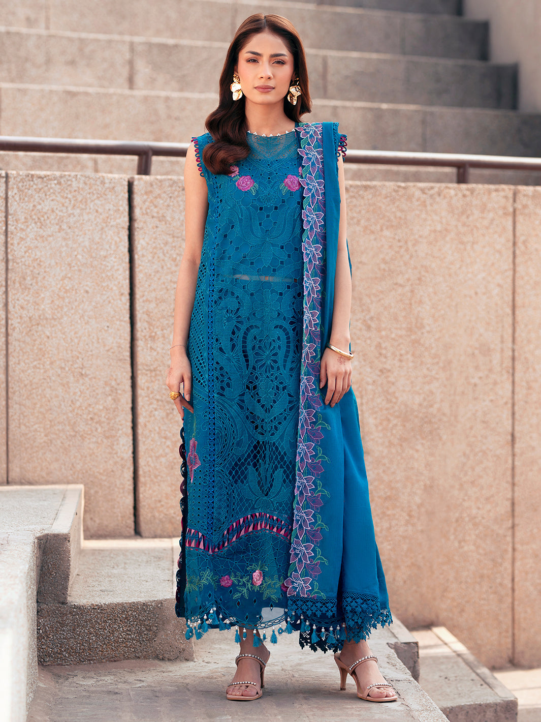 Parishay | Dil e Raqsam Festive Eid Lawn | DR-10 by Parishay - Designer Dress - Type: Ladies Clothes - Available at Libayah - 100% Original