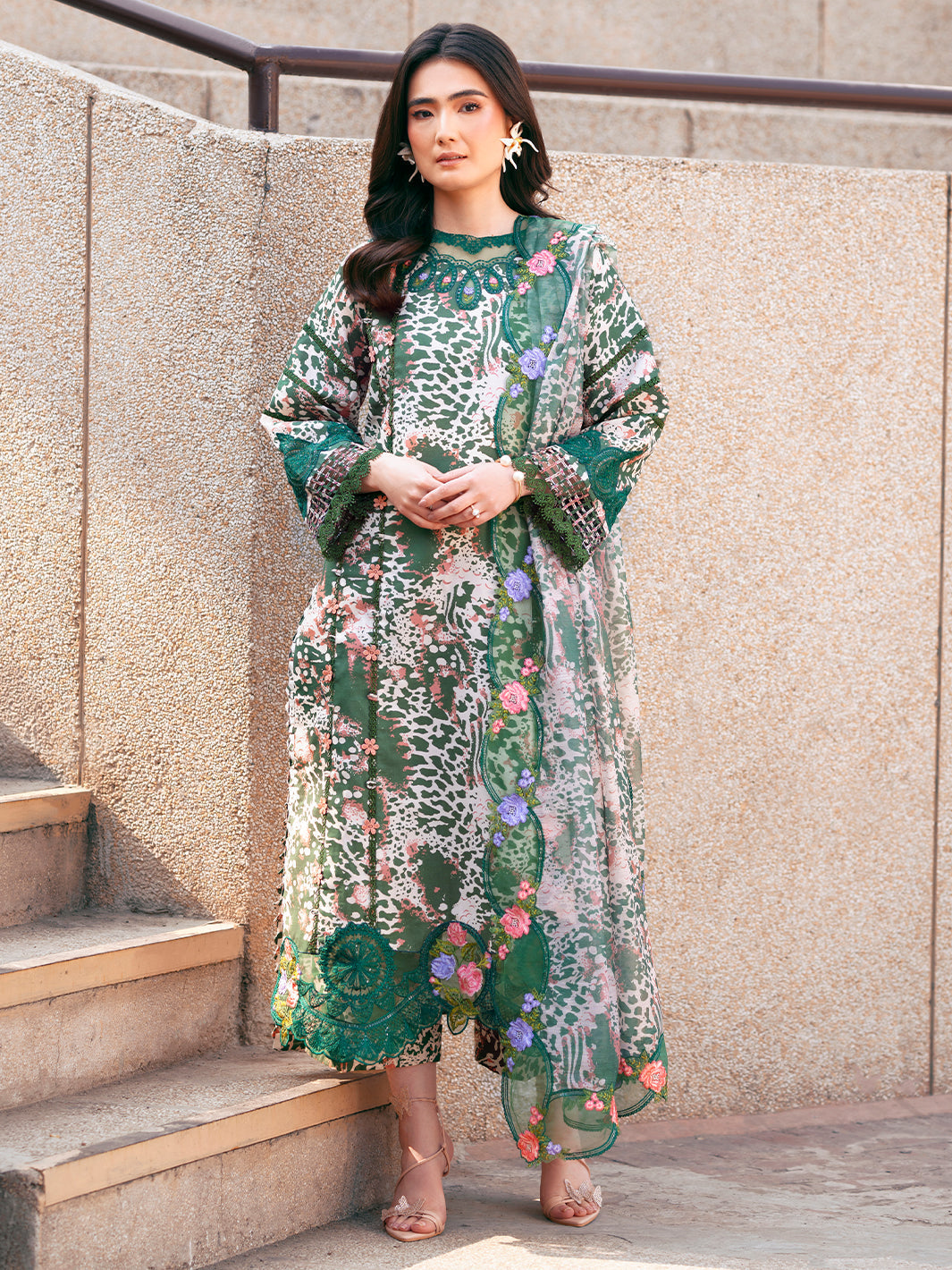 Parishay | Dil e Raqsam Festive Eid Lawn | DR-13 by Parishay - Designer Dress - Type: Ladies Clothes - Available at Libayah - 100% Original