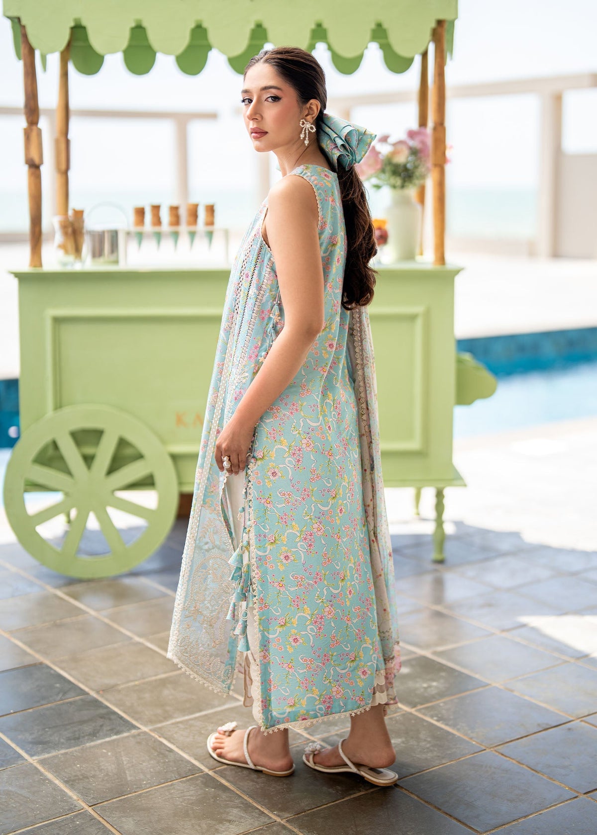 Kanwal Malik | Mira Summer Lawn 26 | Tiya by Kanwal Malik - Designer Dress  - Type : Ladies Clothes - Available at Libayah - 100% Original 