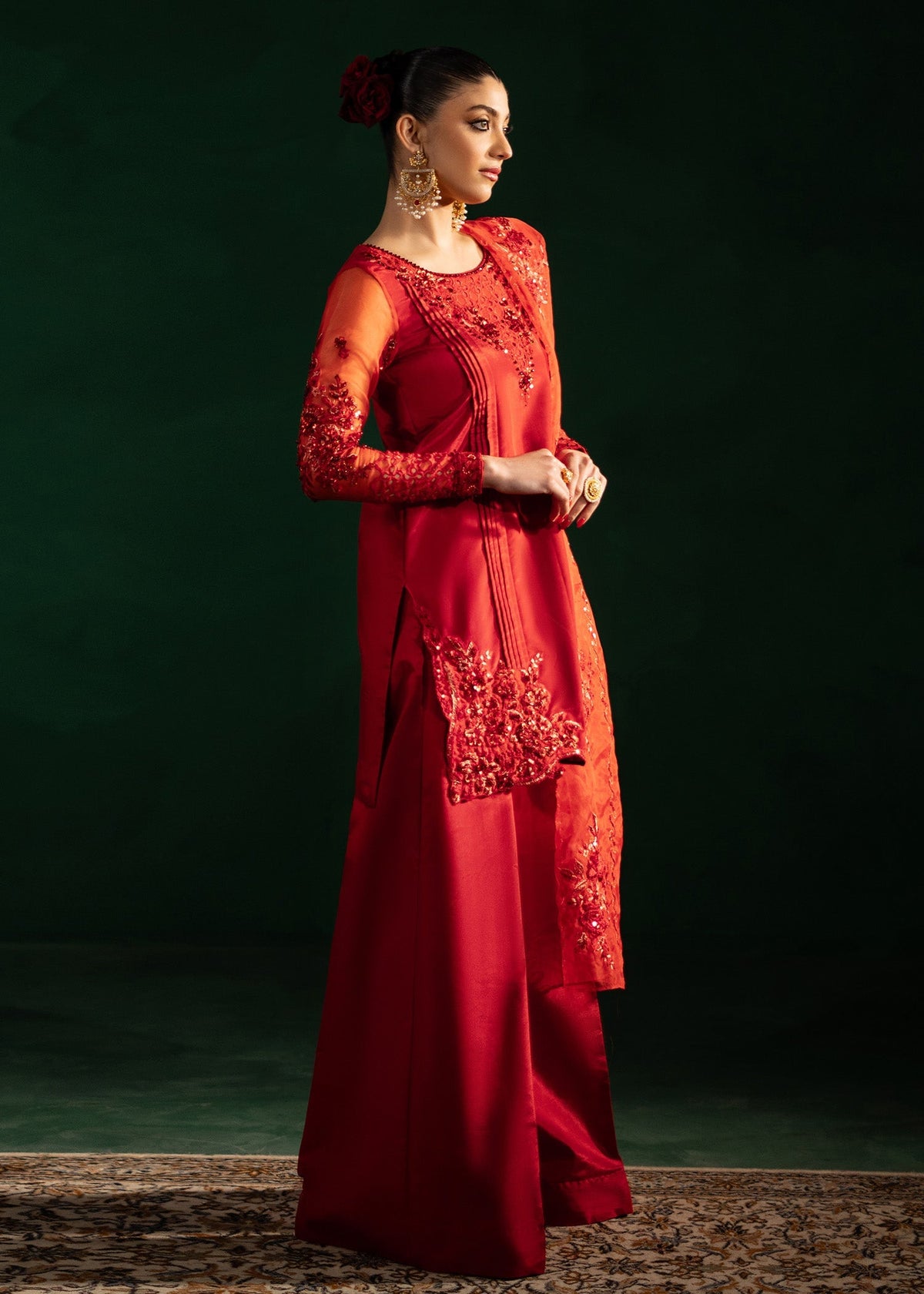 Maria Osama Khan | Jashan Pret | Rang-e-Jashan by Maria Osama Khan - Designer Dress - Type: Ladies Clothes - Available at Libayah - 100% Original