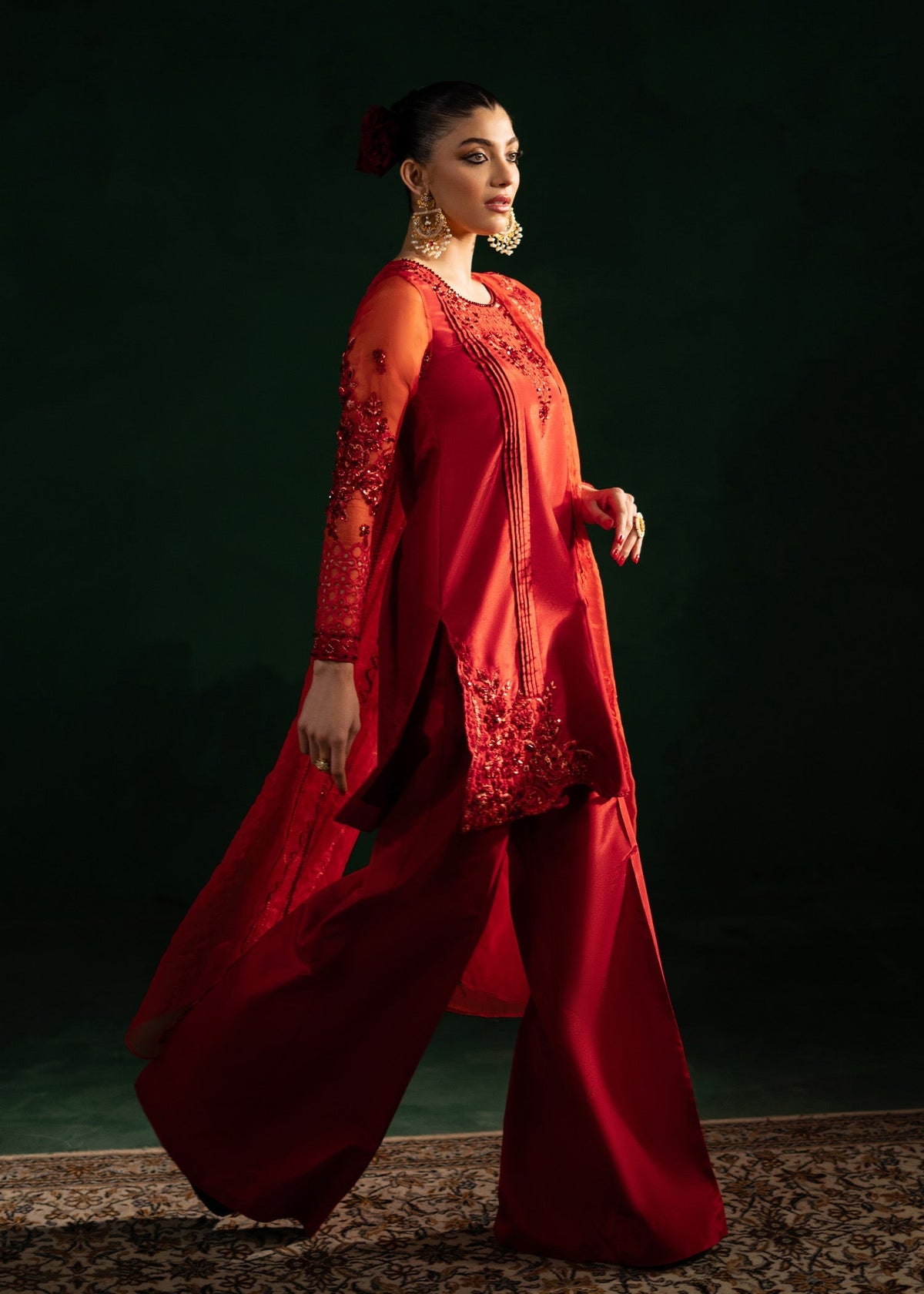 Maria Osama Khan | Jashan Pret | Rang-e-Jashan by Maria Osama Khan - Designer Dress - Type: Ladies Clothes - Available at Libayah - 100% Original