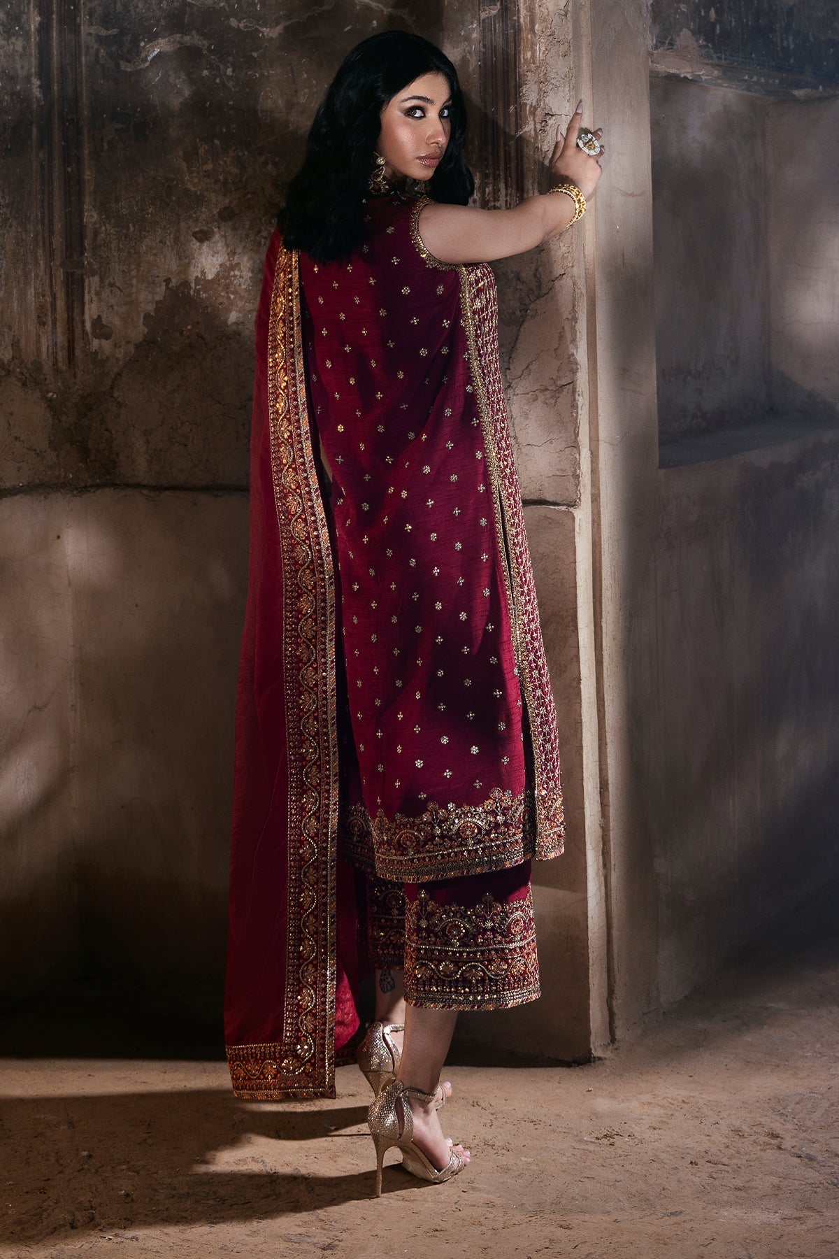 Mina Kashif | Virsa Wedding Formals | Leila by Mina Kashif - Designer Dress - Type: Bridal - Available at Libayah - 100% Original