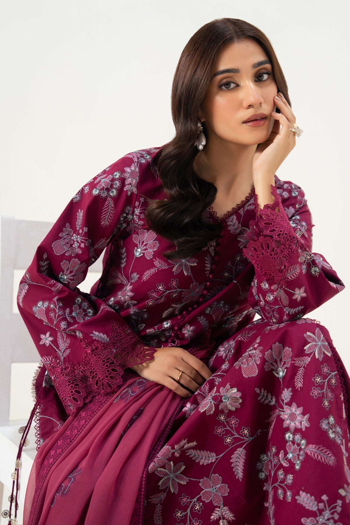 Afrozeh | Basic Pret 26 RTW | NACRE by Afrozeh - Designer Dress  - Type : Ladies Clothes - Available at Libayah - 100% Original 