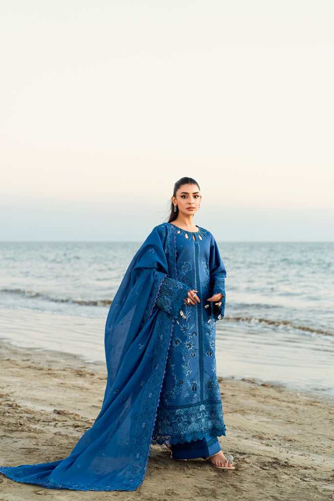 Florent | Luxury Lawn Eid Edits | FL-1A by Florent - Designer Dress - Type: Ladies Clothes - Available at Libayah - 100% Original