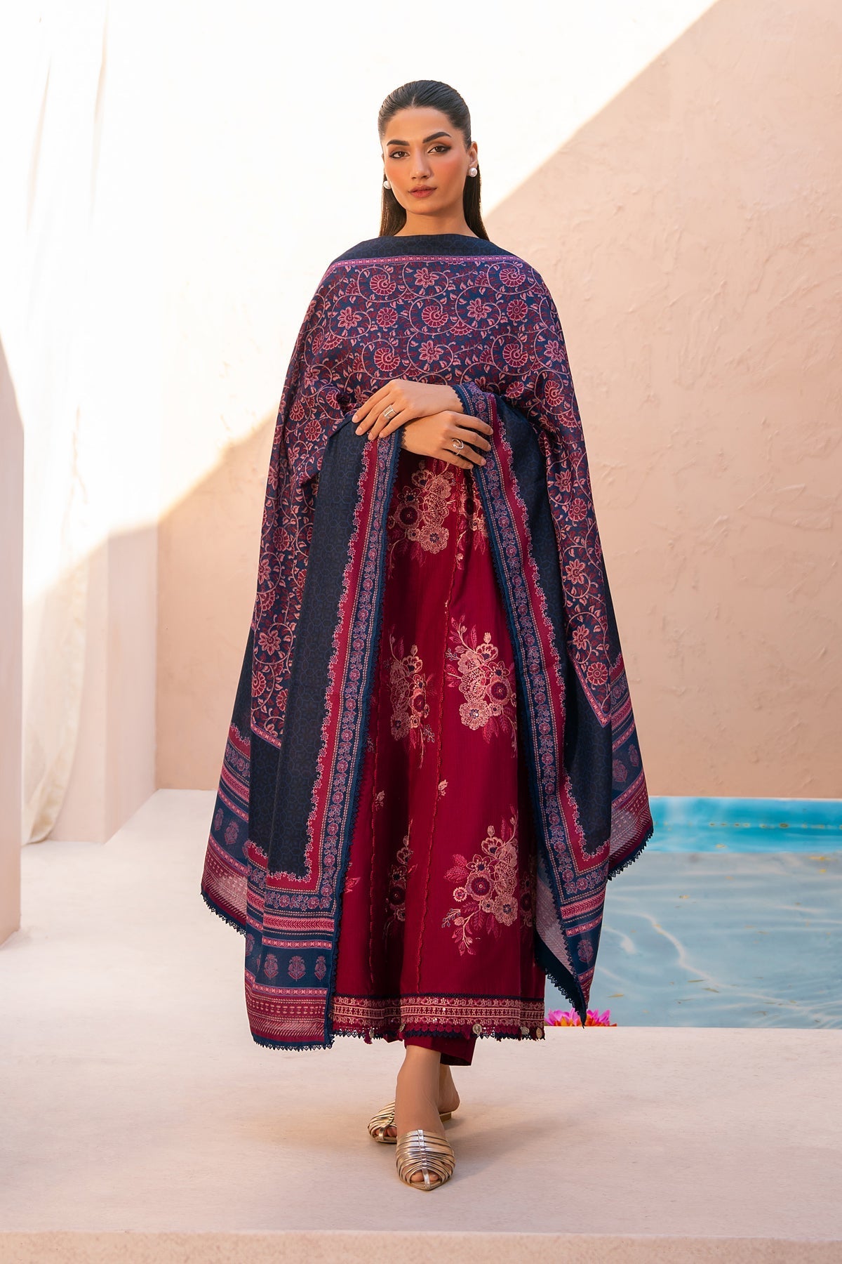 Xenia Formals | Rang e Khizan | AFAZA by Xenia Formals - Designer Dress  - Type : Ladies Clothes - Available at Libayah - 100% Original 