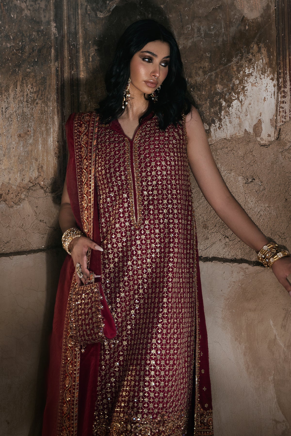 Mina Kashif | Virsa Wedding Formals | Leila by Mina Kashif - Designer Dress - Type: Bridal - Available at Libayah - 100% Original