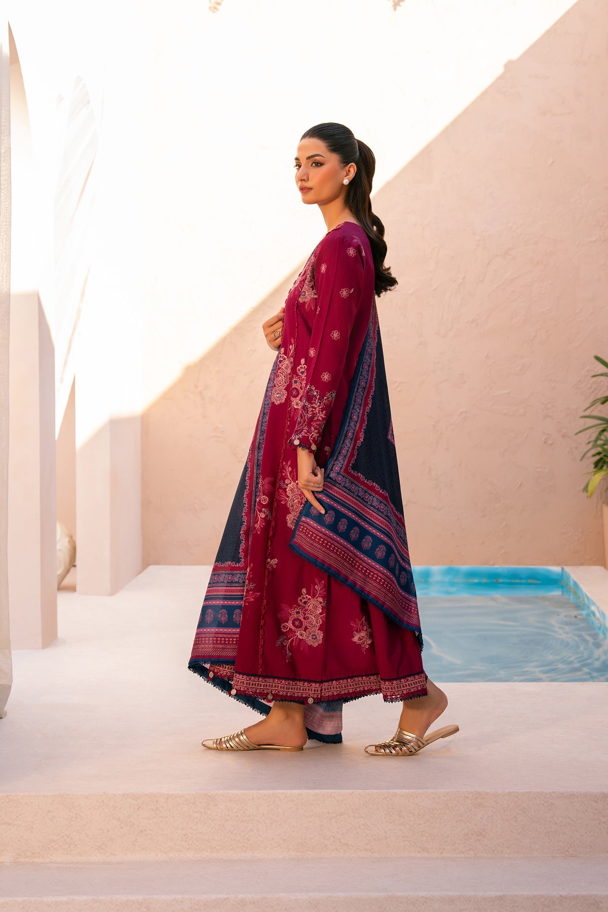 Xenia Formals | Rang e Khizan | AFAZA by Xenia Formals - Designer Dress  - Type : Ladies Clothes - Available at Libayah - 100% Original 