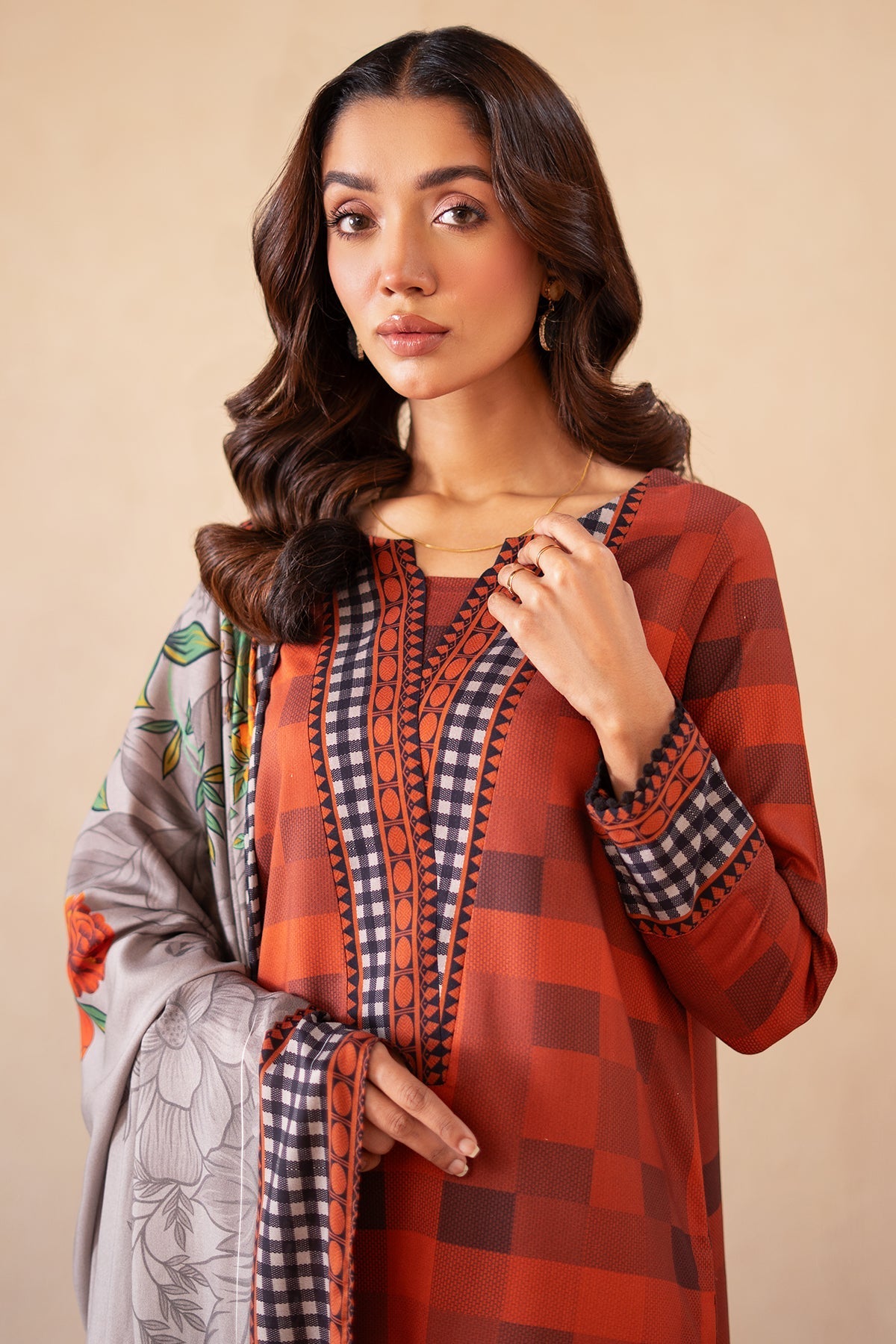 Charizma | Print Melody | CPM-4-S45A by Charizma - Designer Dress - Type: Ladies Clothes - Available at Libayah - 100% Original