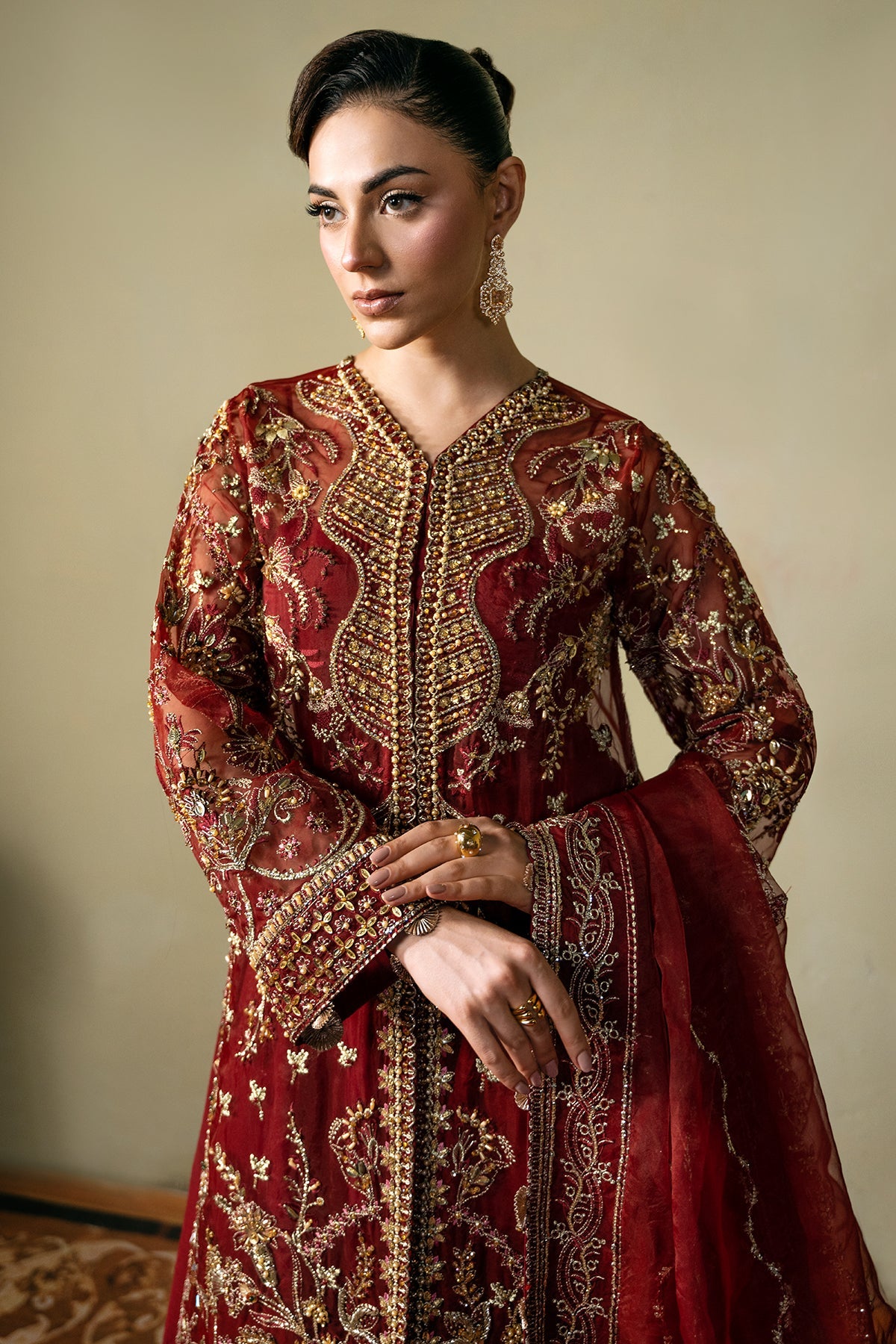 Mina Kashif | Kahani Formals | Serika by Mina Kashif - Designer Dress - Type: Ladies Clothes - Available at Libayah - 100% Original
