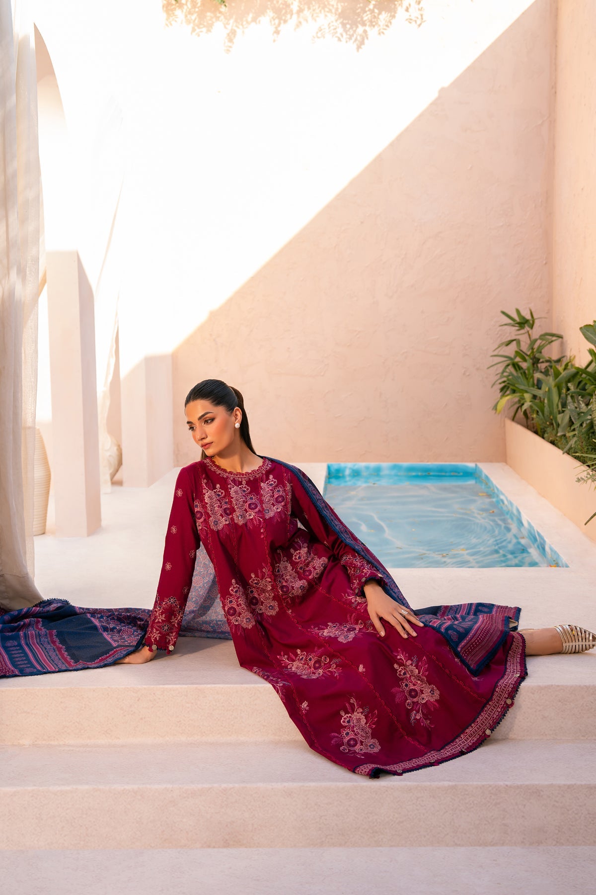 Xenia Formals | Rang e Khizan | AFAZA by Xenia Formals - Designer Dress  - Type : Ladies Clothes - Available at Libayah - 100% Original 