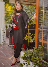 Fozia Khalid | Silk Spire | NOIR by Fozia Khalid - Designer Dress - Type: Ladies Clothes - Available at Libayah - 100% Original