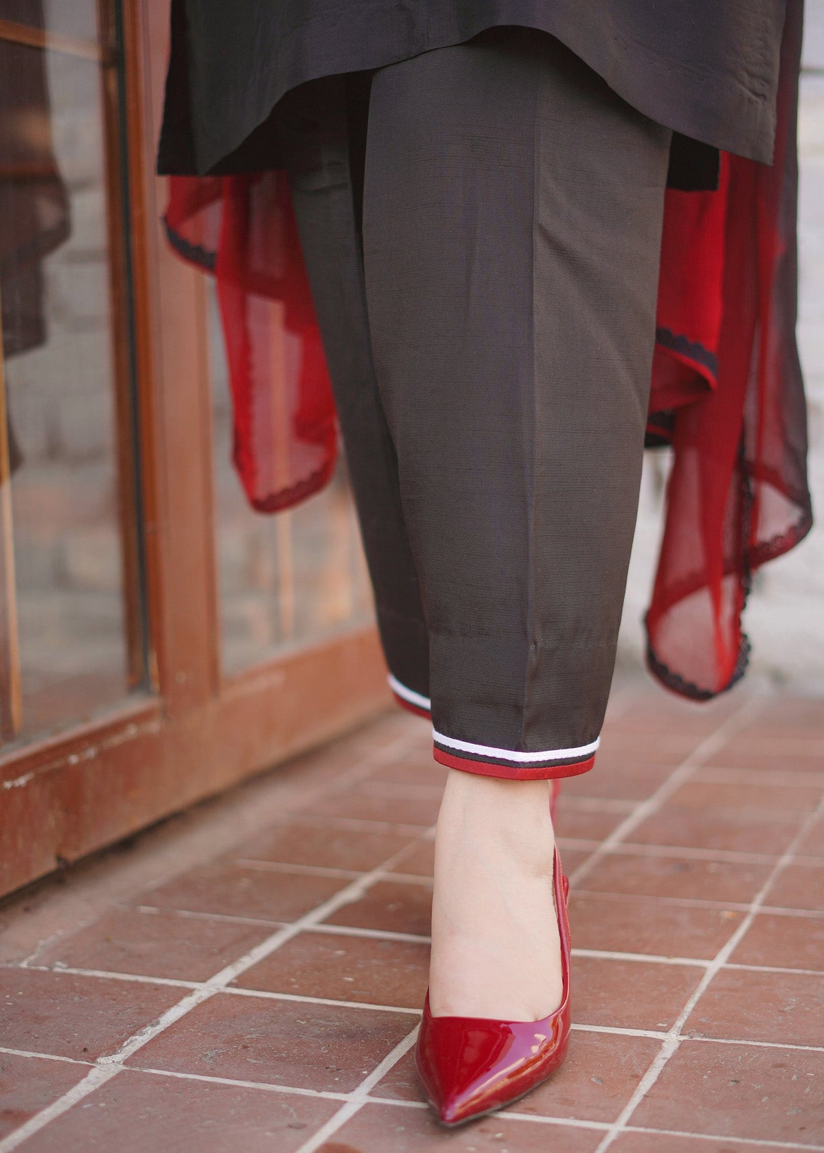 Fozia Khalid | Silk Spire | NOIR by Fozia Khalid - Designer Dress - Type: Ladies Clothes - Available at Libayah - 100% Original