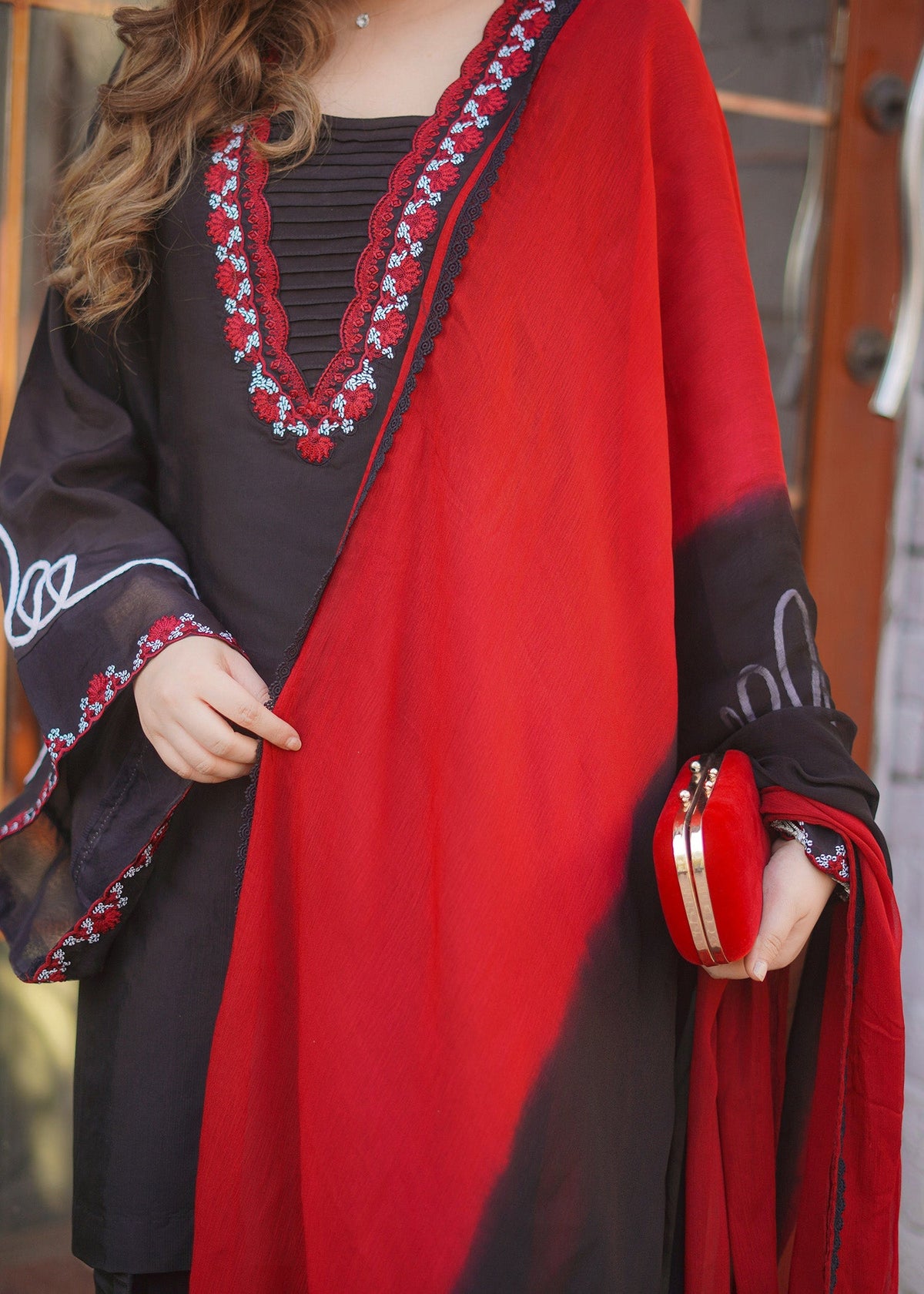 Fozia Khalid | Silk Spire | NOIR by Fozia Khalid - Designer Dress - Type: Ladies Clothes - Available at Libayah - 100% Original